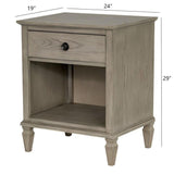 Victoria - Nightstand With Open Storage