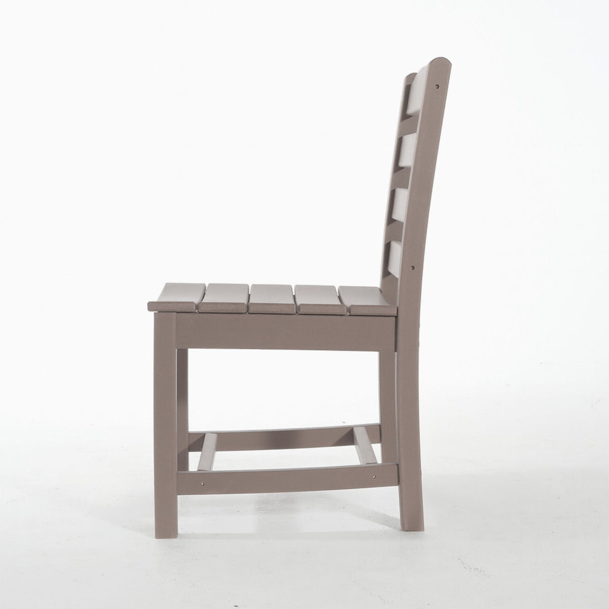 3 Piece Outdoor Dining Set, Round Patio Table With 2 Armless Chairs