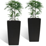Indoor Outdoor Planter With Automatic Watering System (Set of 2)