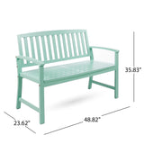Farmhouse Style Loja Bench Indoor / Outdoor