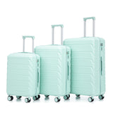 3 Pieces Set 20" / 24" / 28" Spinner Wheel Luggage With Combination Lock