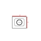 Fire Pit With Powder Coated And Top - White