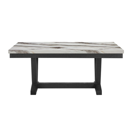 Panda - Dining Table And Trestle Base - Black