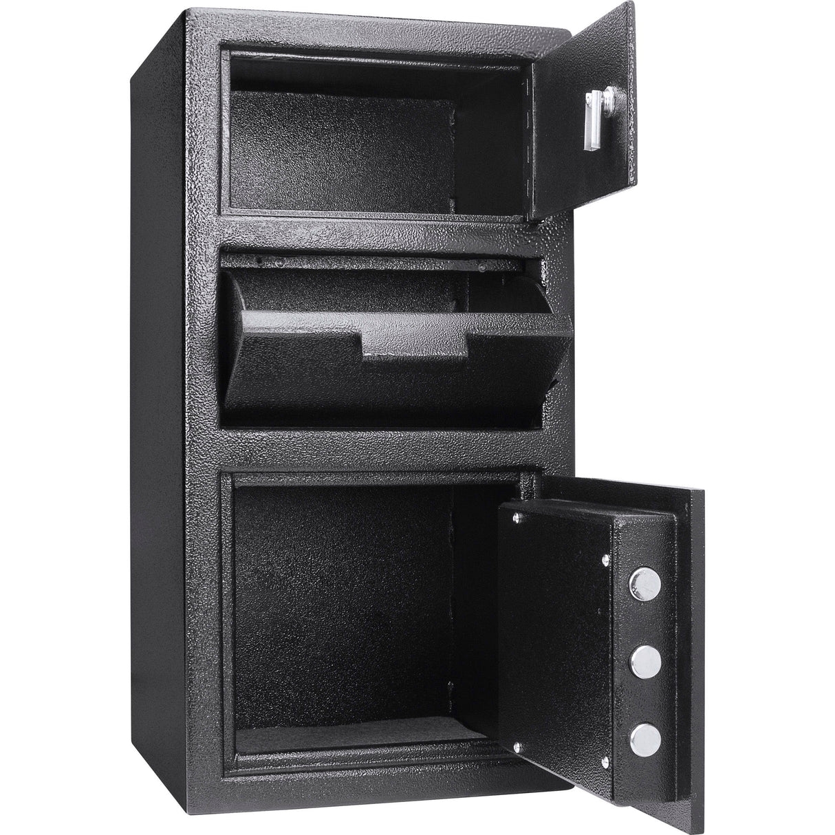 Large Locker Depository Safe With Digital Keypad 0 72 0 78 Cubic Ft - Black