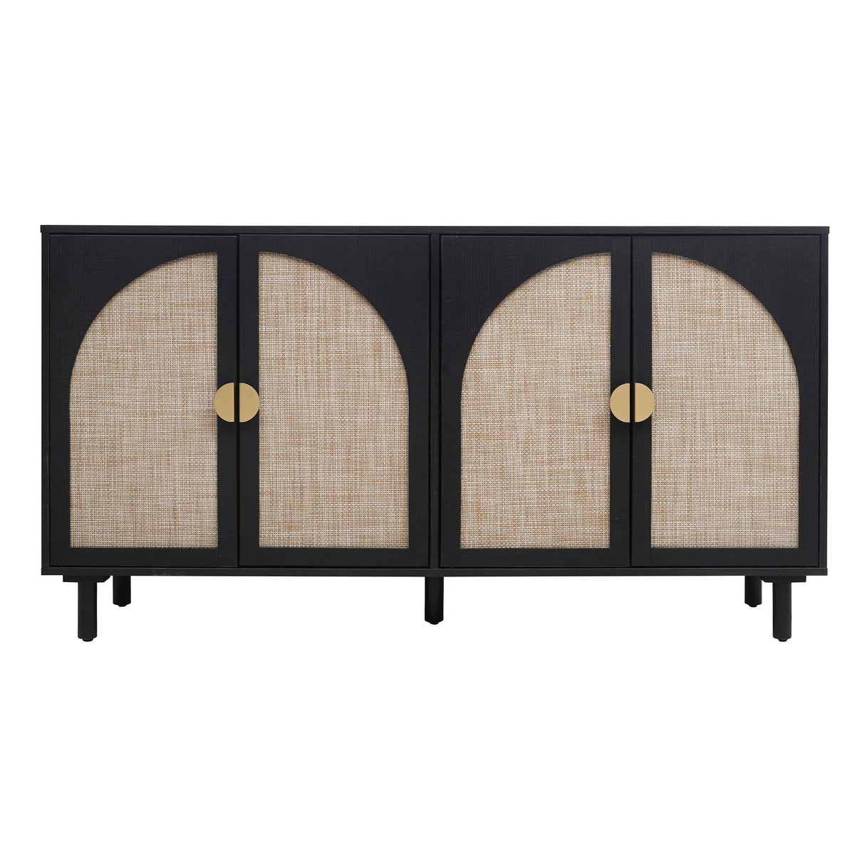4 Door Cabinet, Customizable Storage System
