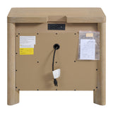 Clove - 3 Drawer Nightstand - Tan