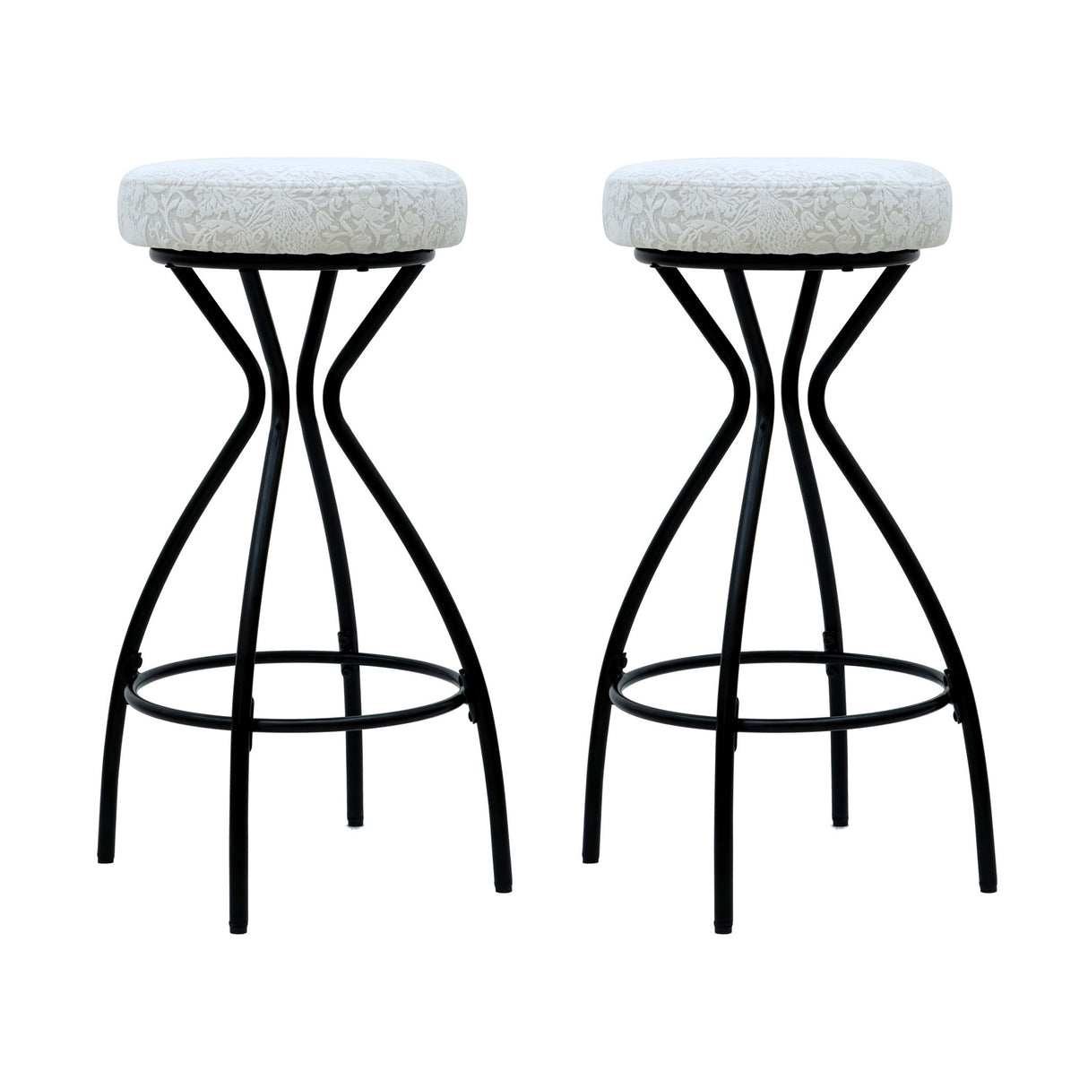 Modern Backless Bar Stools For Kitchen Island (Set of 2)