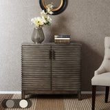 Fancy Design Chest With Ample Storage - Gray