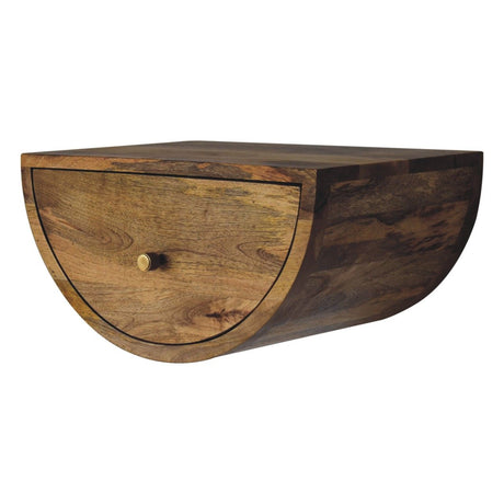 Crescent Floating Nightstand - Beige