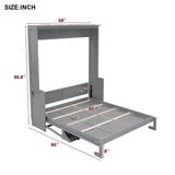 Murphy Bed With Desk, LED Lights & USB Charging Station