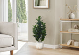 31" Tall, Artificial Plant, Garcinia Tree, Indoor, Faux, Fake, Floor, Greenery, Potted, Real Touch, Decorative - Green / White