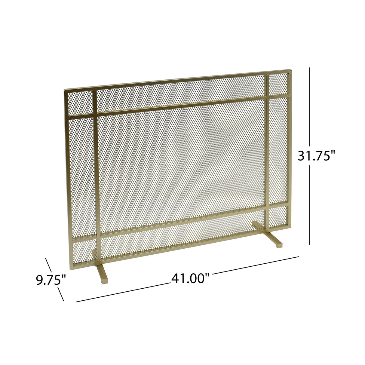 Elegant Iron Fire Screen For Fireplace Protection