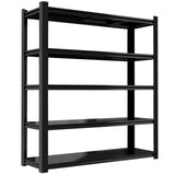 Tall Metal Shelves With Removable Dividers Are High Capacity And Load Bearing For Garages, Kitchens And Offices
