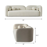 Donna - Japandi Design Boucle Sofa