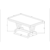 Panda - Dining Table And Trestle Base - Black