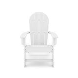 Adirondack Chair Premium HDPE Poly Lumber For Pool, Patio, And Garden Elegance