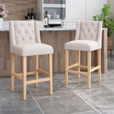 Ethereon - Tufted Counter Stool (Set of 2)