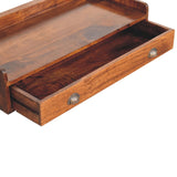 Belmont - Wall Mounted Console Shelf - Chestnut