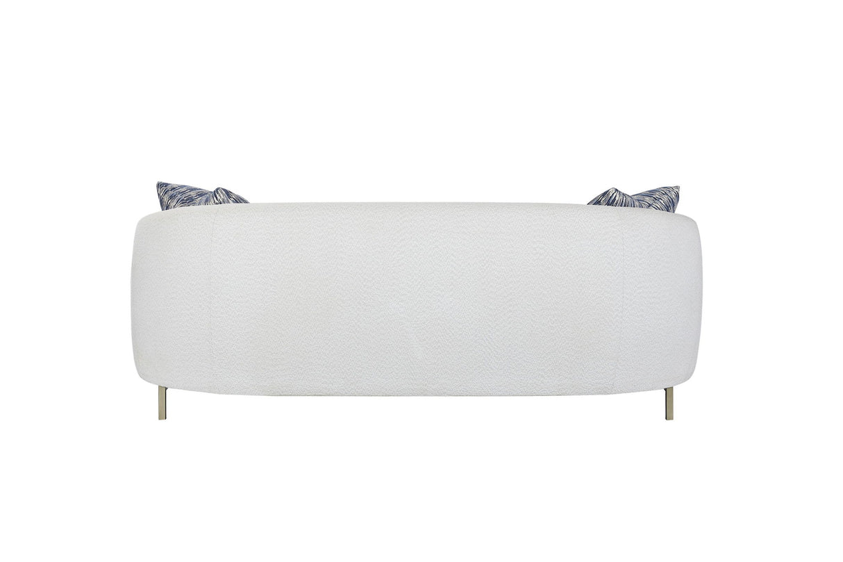 Rounded Sofa - White