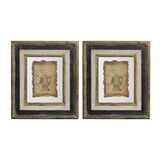 Lucian - Stylish Framed Antiqued Sculpture Print