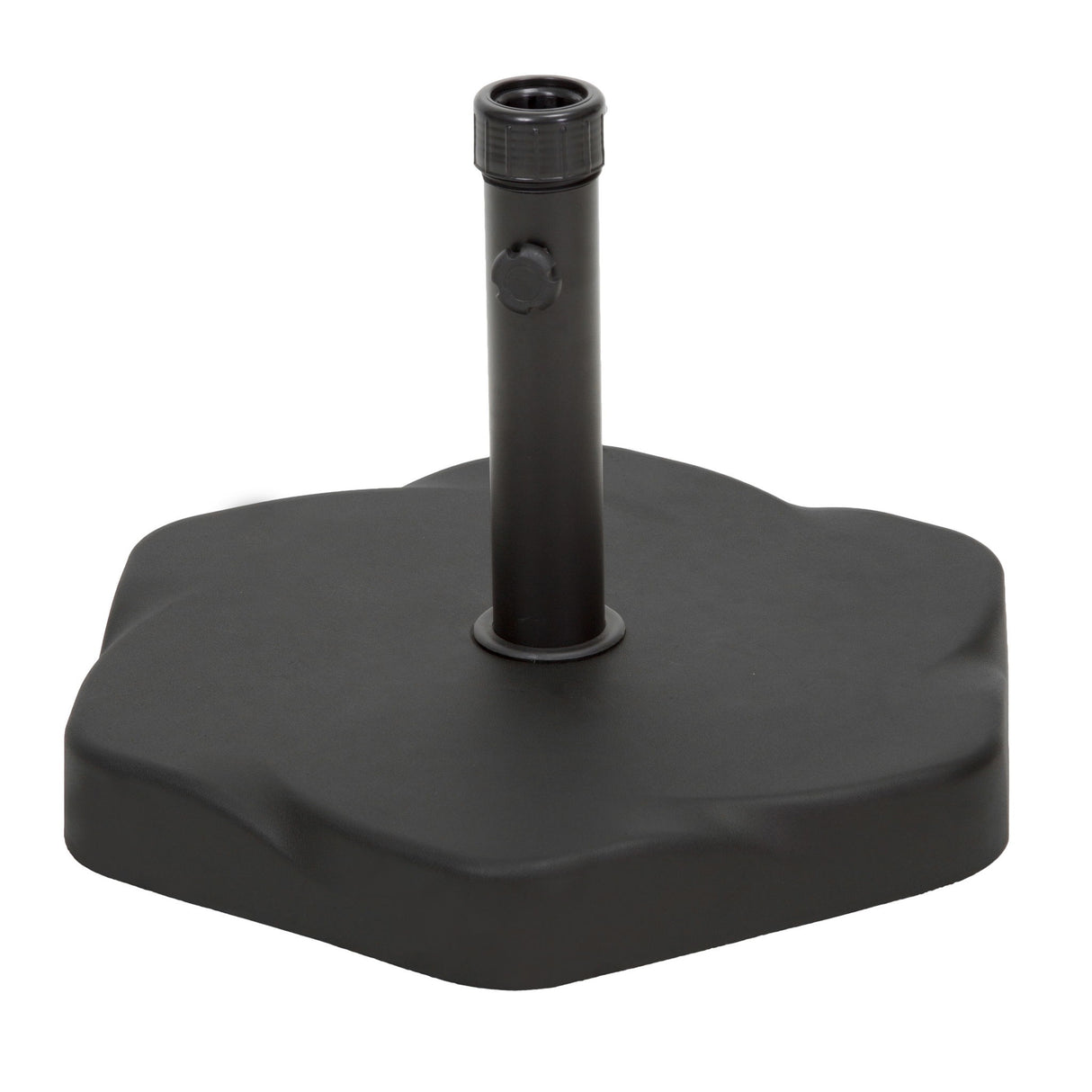 Umbrella Base With Hexagonal Shape - Black