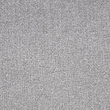 Upholstered 3 Seater Curved Sofa With Printed Pillows Chenille