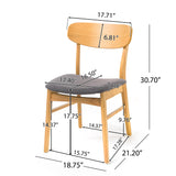 Brilliantine - Dining Chair With Cushion And Wood Frame (Set of 2)