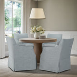 London - Upholstered Skirted Dining Arm Chair