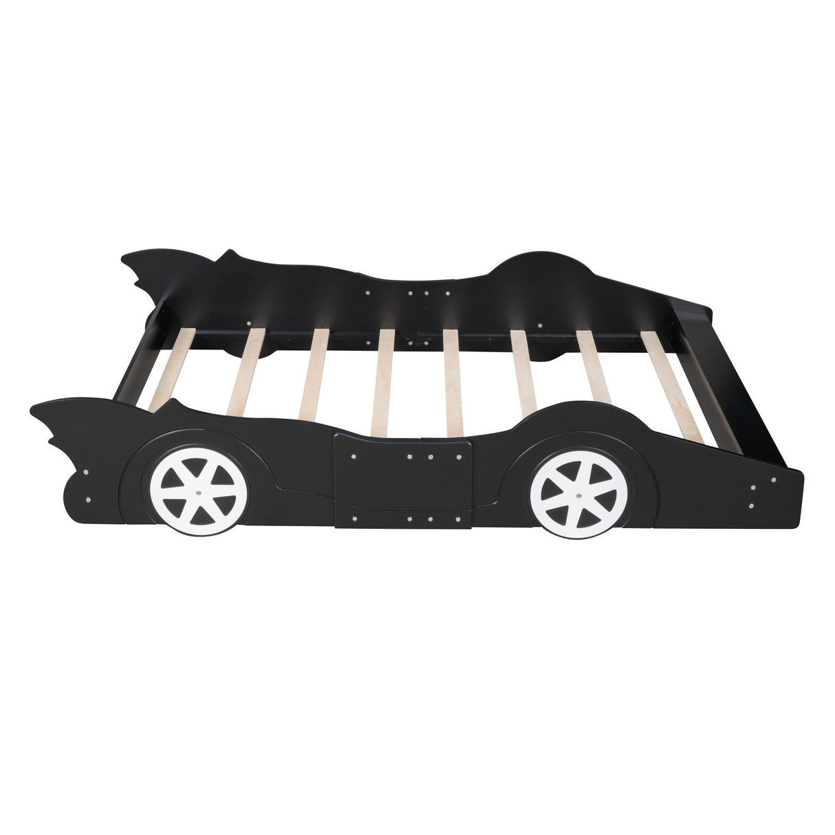 Race Car Shaped Platform Bed & Wheels