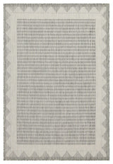 Sunshine - 5'3" X 7'3" Indoor & Outdoor Area Rug - Silver - Polypropylene