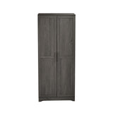 Danbury - Wood Wardrobe - Gray