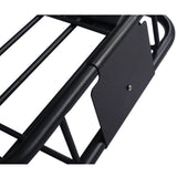 Motoring Rooftop Cargo Carrier Basket Steel, Universal Fit Roof Rack