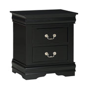 Crown Mark Furniture Louis Philip Nightstand in Black image