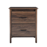 Titeca - Contemporary Wood 2 Drawer Nightstand
