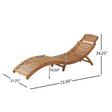 Lahaina - Wood Foldable Chaise Lounge