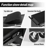 7 Drawer Rolling Tool Chest With Wheels, Multifunctional Tool Box And Storage