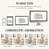 Oversized Single Seat Sofa Module For Modular Sectional Wide Seat, Armchair With Pillows Modern Upholstered Comfy Single Couch Lounge