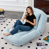 Contemporary Folding Sofa Chair With 5 Adjustable Positions For Gaming, Meditation, And Relaxation