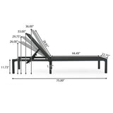 Westport - Outdoor Chaise Lounge (Set of 2) - Black