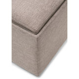 Avalon - Square Coffee Table, Storage Ottoman