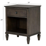 Victoria - Nightstand With Open Storage