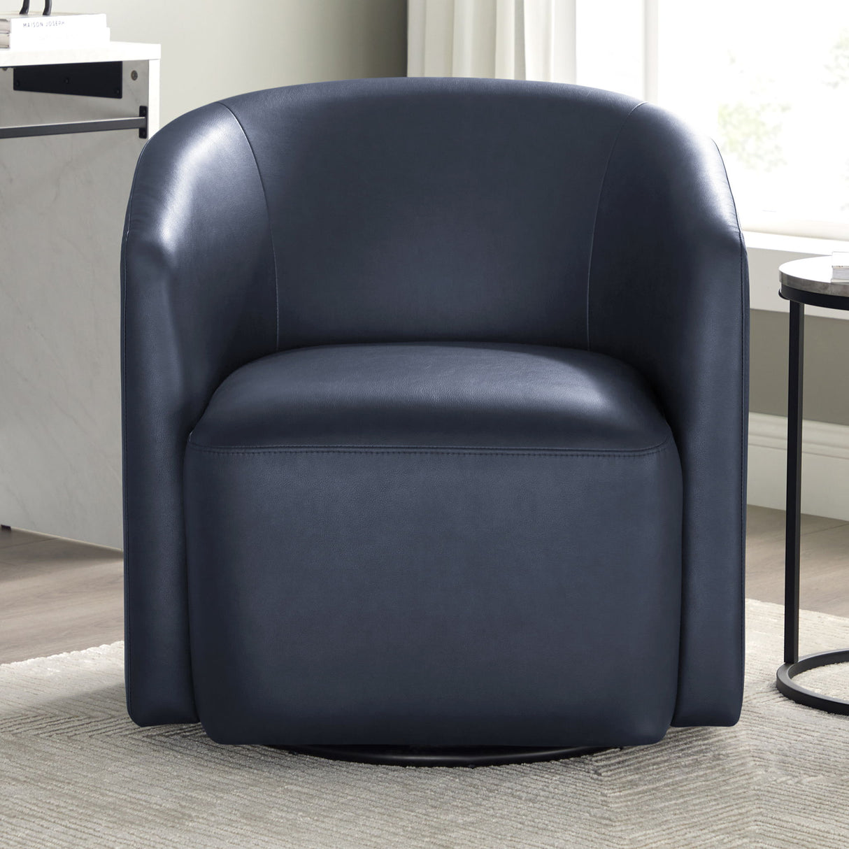 Ardena - Modern Swivel Barrel Chair