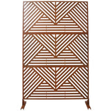 Freestanding Outdoor & Indoor Freestanding Metal Privacy Screen