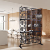 Outdoor & Indoor Metal Freestanding Decorative Privacy Screen
