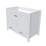 42" Bathroom Vanity Base With Doors And Drawer - White