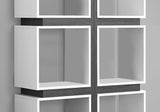 Bookshelf, Bookcase, Etagere, 5 Tier, For Office, Contemporary & Modern - White