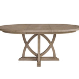 Round Dining Extendable Dining Table - Sand