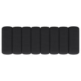 Modern Upholstered Tufted Accent Bench & Round Legs