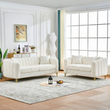 Oversized Sofa, Deep Tufted Couch