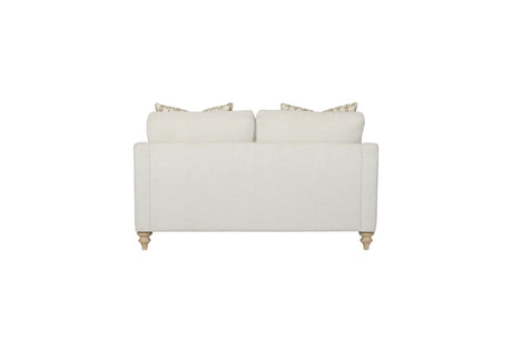 Loveseat Reversable Cushion With 2 Pillows - Off White